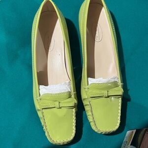 Talbots Bright Green Flats